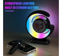 Altoparlante Bluetooth Portatile Macchina Karaoke doppio microfono con luce RGB