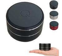Altoparlante Bluetooth portatile, mini altoparlante magnetico con ventosa, tecnologia wireless di conduzione ossea da tavolo, nero