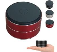 Altoparlante Bluetooth portatile, mini altoparlante magnetico con ventosa, tecnologia wireless di conduzione ossea da tavolo, nero
