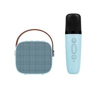 Altoparlante Bluetooth portatile, mini macchina per karaoke wireless, microfono per karaoke all'aperto, altoparlante Bluetooth portatile KTV, divertente cambio del suono e cancellazione del suono (1