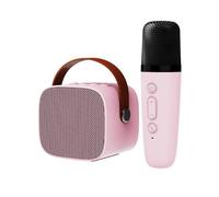 Altoparlante Bluetooth portatile, mini macchina per karaoke wireless, microfono per karaoke all'aperto, altoparlante Bluetooth portatile KTV, divertente cambio del suono e cancellazione del suono (2