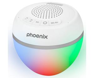 Altoparlante Bluetooth portatile Phoenix AMBISHW con LED RGB e bianco resistente all'acqua