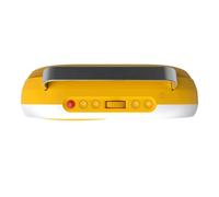 POLAROID 009094 - Casse acustiche Bluetooth, lettore musicale P4, giallo e bianco