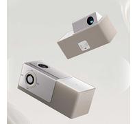 Altoparlante Bluetooth portatile, ricarica wireless, visualizza testi, data e ora, lo schermo è ribaltabile, con luce bianca intelligente e luce ambientale che aiuta il sonno