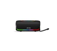 SPC Orbital Storm - Altoparlante Bluetooth portatile 60 W con luce LED a 360° | Durata batteria fino a 20 ore| Impermeabile IPX6 | True Wireless | USB, microSD e jack da 3,5 mm | Cinghia altoparlante