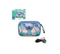 LEXIBOOK, Disney Stitch, altoparlante Bluetooth portatile, senza fili, USB-C, scheda SD/TF, batteria ricaricabile