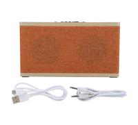 Altoparlante Bluetooth retrò con doppio circuito magnetico posteriore, struttura a doppio altoparlante full-range da 10 W, vivi la magia della musica