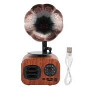 Altoparlante Bluetooth retrò di alta qualità con audio ad alta fedeltà, batteria integrata a lunga durata, mini lettore musicale portatile, suono