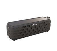 Altoparlante Bluetooth Solare, 30 Ore di Riproduzione CYBORIS Upgrade 2a generazione Altoparlante portatile HiFi Bluetooth 4.0 stereo alimentato a energia solare agli urti e impermeabile (nero)