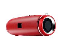 Altoparlante Bluetooth surround 3D audio wireless 200W /FM (rosso)