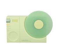 Altoparlante Bluetooth Vecchio Stile Giradischi Design Altoparlante Ricaricabile USB per Camera da Letto e Salotto (GREEN)