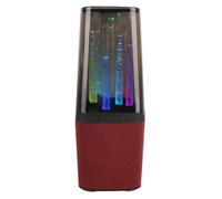 Altoparlante Bluetooth Wireless RGB con Batteria da 1200 MAh a Ricarica Rapida per attività di Viaggio e di Gioco (rosso)