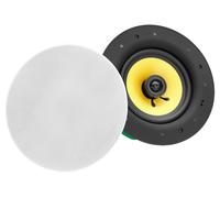 Pronomic CLS-880 WH Altoparlante da Incasso High-End a 2 Vie in Tessuto 320