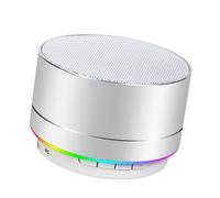 Altoparlante compatto e portatile in metallo, vero stereo wireless per un'esperienza sonora ricca e avvolgente sia in ambienti interni che esterni.