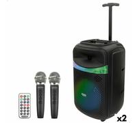 Altoparlante con Microfono Karaoke Bontempi Plastica 27 x 40 x 25 cm [2 Unità