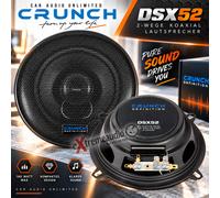 Crunch DSX52 Piatto 2 Vie Coassiale 13 CM DSX 52 80/160 Watt, 1 Paio