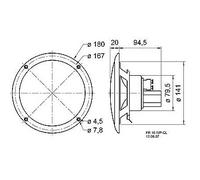 VIS 2126 - Sistema a banda larga 160 mm, piscina interna resistente all'acq