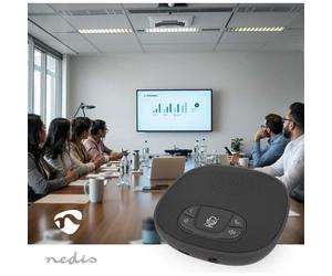Altoparlante da conferenza Nedis MICCWS126BK Bluetooth USB Nero