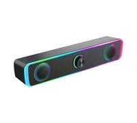 Altoparlante da tavolo, potente altoparlante per bassi, soundbar cablato portatile, connessione jack audio da 3,5 mm, audio compatto e , tecnologia audio avanzata per casa, camera da