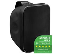 Altoparlante Diffusore Cassa Audio Pared PA Esterni Terrazza Outdoor 80W Nero