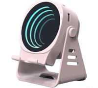 Altoparlante effetto luce LED 800 mAh per batteria 4h di autonomia LED (rosa)