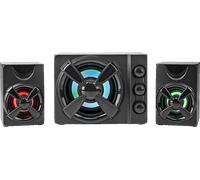 Nedis Altoparlante per gaming GSPR31021BK 2.1 11 W USB LED Nero