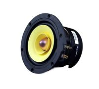 Altoparlante full-range da 4 pollici Bacino in alluminio pressofuso da 25 W Altoparlante da scaffale portatile for la casa HiFi Altoparlante HiFi da 4/8Ω 91Db(Round,4ohm)