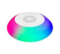 Altoparlante galleggiante per piscina, altoparlante galleggiante per piscina, altoparlante wireless impermeabile per piscina, 8 modalità di luce, portatile, batteria da 1200 mAh, altoparlante