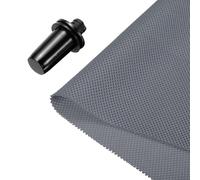 Altoparlante Griglia Tessuto 20 x 63" con Griglia Guide Piolo Scuro Grigio