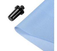 Altoparlante Griglia Tessuto 20 x 63 Pollici con Griglia Guide Piolo Luce Blu