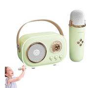 Altoparlante Karaoke Portatile | Piccola Macchina Karaoke Senza Fili | Macchina Karaoke Portatile con Effetti di Cambio Voce per, ideale per feste all'aperto e alla