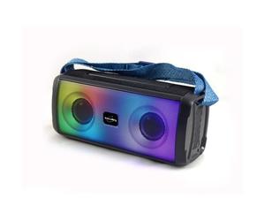 Altoparlante luminoso Bluetooth - INOVAALLEY - HP345-B - 10W - LED - Bluetooth V5.3 - Micro - TWS - FM - USB 2.0 - micro SD - AUX-IN