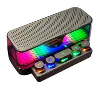 Altoparlante luminoso portatile Altoparlante stereo potente Altoparlante portatile impermeabile Altoparlante ricaricabile USB Altoparlante per computer desktop Altoparlante musica casa Altoparlante