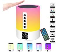 Altoparlante multifunzione All In 1, supporta Bluetooth 5.0, include 9 suoni per dormire, 3 livelli di luminosità di luci bianche calde e morbide,
