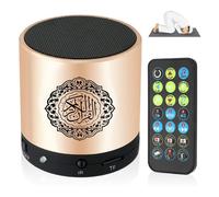 Altoparlante musulmano, piccolo lettore MP3 FM IF Bluetooth con telecomando, traduzione intelligente del Corano, regali per Ramadan Hajj