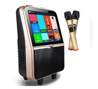 Altoparlante Per Auto Da Esterno, Connessione Intelligente, Touch Screen: 28,5×21,4 Cm, Durata Della Batteria 5-8 Ore, Altoparlante Coassiale Da 8 Pollici + 2 Microfoni Wireless,A