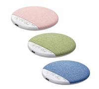 Altoparlante per dormire sotto il cuscino da 3 pezzi Bluetooth 5.4, rumore bianco temporale, stereo HiFi ultra sottile, rosa verde blu