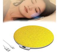 Altoparlante per dormire sotto il cuscino, mini cuscino per dormire portatile senza fili Bluetooth per un sonno profondo, ausilio per dormire ultra sottile con rumore bianco e timer (Yellow)