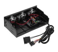 Altoparlante per PC Frontale Nero 14,9x8x4,2cm ABS Stereo | Pannello Anteriore, Audio Surround Integrato, per Scheda Madre e Case Vano Ottico
