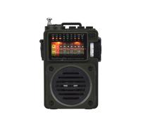 Altoparlante per Radio A Onde Corte con MicroSD, FM, MW, WB, SW e Avvisi NOAA, Ricevitore Analogico Retrò HRD700