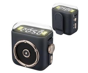 Altoparlante portatile - 1 x Magnetic Music Player, Computer Speakers With Back Clip | Versatile Electronics & Photo Accessories For Study Room, Car, Picnic, Party, Travel, Beach, Fitness e Workout