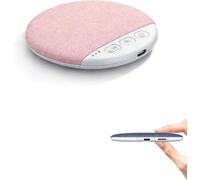 Altoparlante portatile Bluetooth 5.4 sotto il cuscino, mini altoparlante Bluetooth per dormire, con rumore bianco e timer, adatto per il sonno degli adulti (rosa, 1 pezzo)