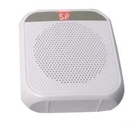 Altoparlante portatile con microfono, voce per insegnamento, megafono per insegnanti con batteria da 2200 mAh e riproduzione di U Disk/TF (bianco)