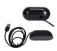 Altoparlante Portatile per Computer Mini USB a Doppio Clacson con Decodificatore Scheda per Viaggi e Giochi (BLACK)