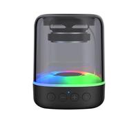 Altoparlante portatile senza fili - Altoparlante colorato RGB Lights Music per la casa, il campeggio Music Speaker | Batteria da 800 mAh fino a 4 ore di riproduzione, suono immersivo e Bele dinamico
