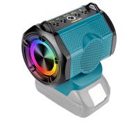 Altoparlante portatile senza fili per batteria Makita 18 V LXT, piccolo altoparlante wireless per cantieri, casa e feste (batteria non inclusa)