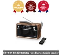 Altoparlante radio Bluetooth retrò da tavolo BRITZ BA-MK300 / Express / origi...