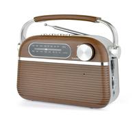 Altoparlante Radio Retro Portatile Bluetooth MP3 USB SD AM FM Ricaricabile