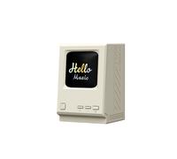 Altoparlante Retro Maclock Macintosh con Visualizzazione Dinamica Dei Testi e Funzionalità di Proiezione Delle Immagini DIY