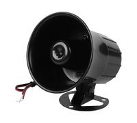 Altoparlante sirena di allarme con corno ad alto volume 110 dB CC 12 V per di sicurezza antifurto - Installazione versatile, ABS resistente, volume di avviso elevato